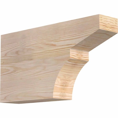 Ekena Millwork Monterey Smooth Rafter Tail, Douglas Fir, 3 1/2"W x 10"H x 18"L RFT04X10X18MON00SDF